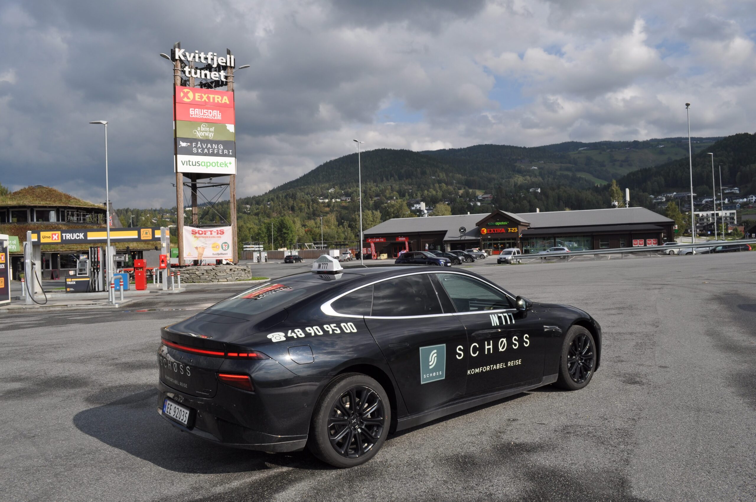 Taxi på Kvitfjelltunet