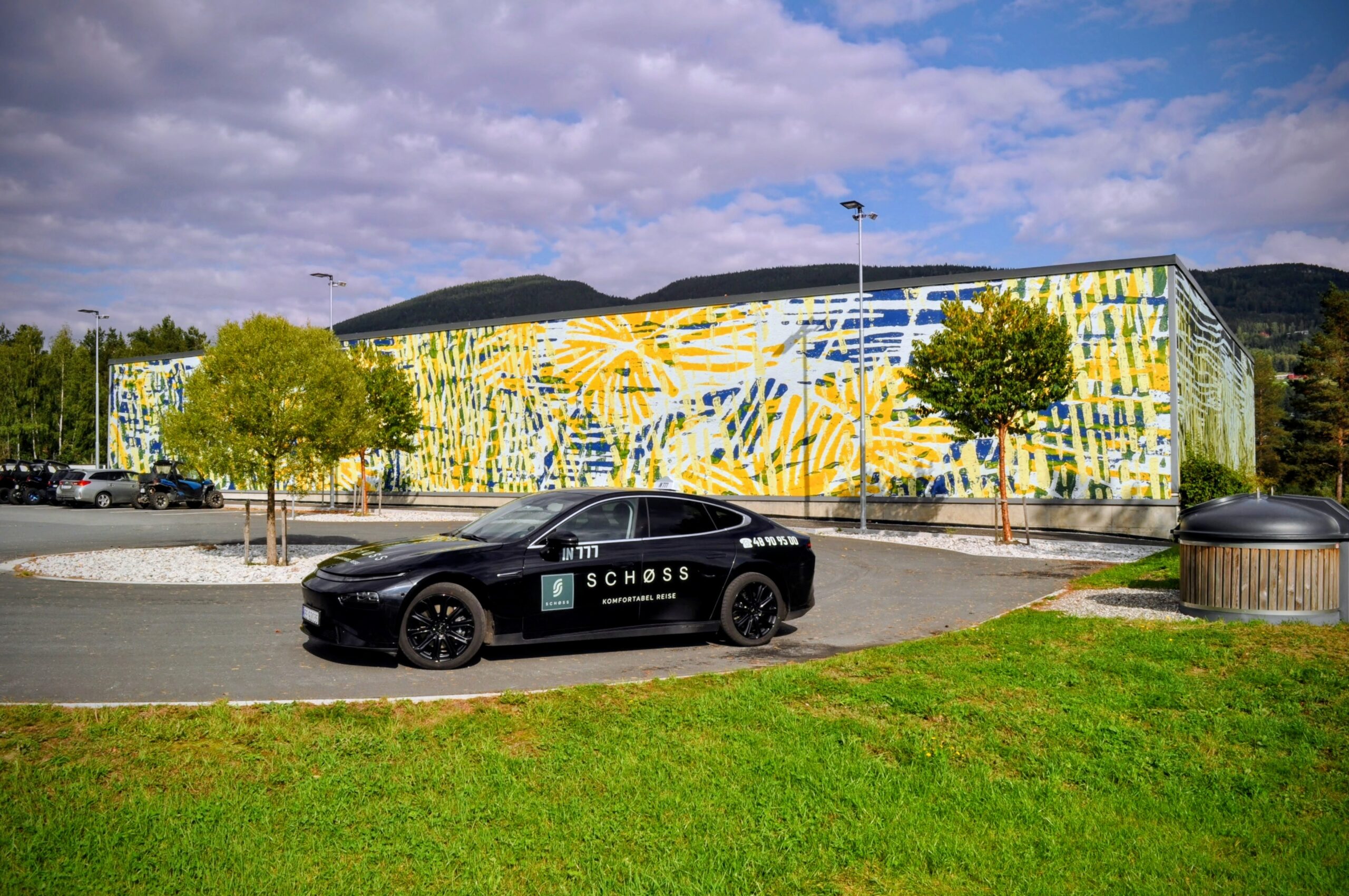 Taxi ved Vinstrahallen